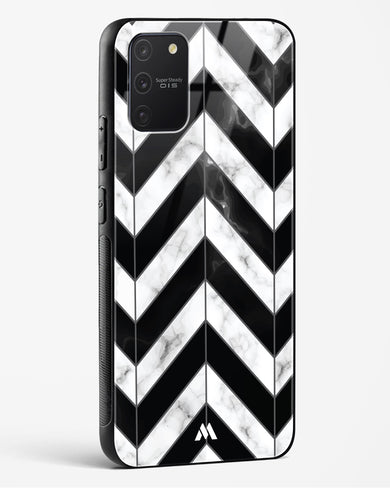 Warrior Stripe Marble Glass Case Phone Cover-(Samsung)