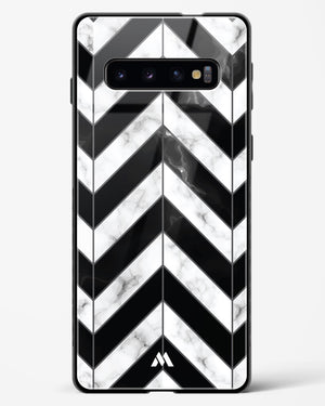 Warrior Stripe Marble Glass Case Phone Cover (Samsung)
