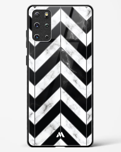 Warrior Stripe Marble Glass Case Phone Cover-(Samsung)