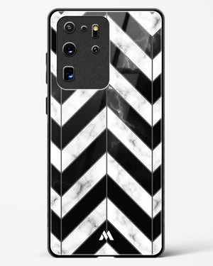 Warrior Stripe Marble Glass Case Phone Cover (Samsung)