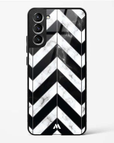 Warrior Stripe Marble Glass Case Phone Cover (Samsung)