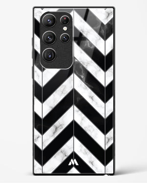 Warrior Stripe Marble Glass Case Phone Cover (Samsung)