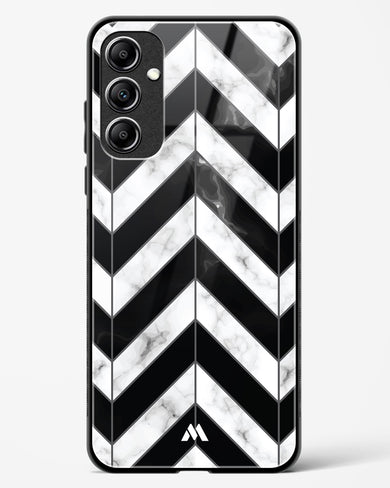 Warrior Stripe Marble Glass Case Phone Cover (Samsung)