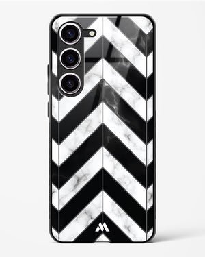 Warrior Stripe Marble Glass Case Phone Cover (Samsung)