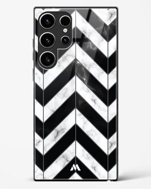 Warrior Stripe Marble Glass Case Phone Cover (Samsung)