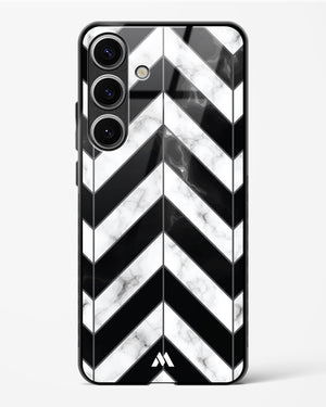 Warrior Stripe Marble Glass Case Phone Cover (Samsung)