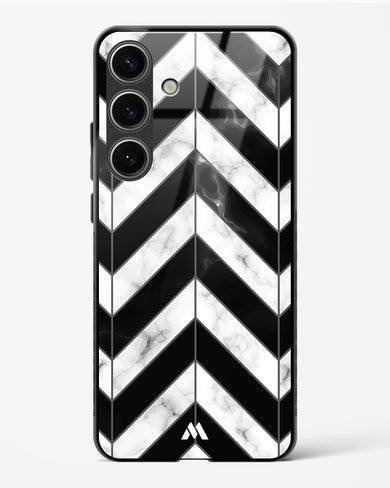 Warrior Stripe Marble Glass Case Phone Cover (Samsung)
