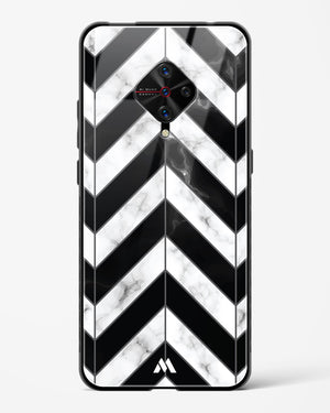 Warrior Stripe Marble Glass Case Phone Cover (Vivo)