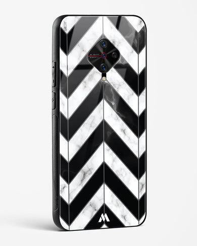 Warrior Stripe Marble Glass Case Phone Cover-(Vivo)