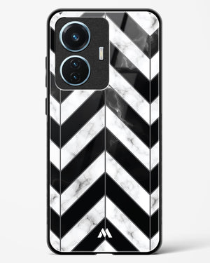Warrior Stripe Marble Glass Case Phone Cover (Vivo)