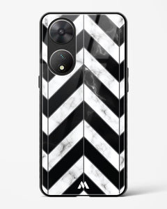 Warrior Stripe Marble Glass Case Phone Cover (Vivo)