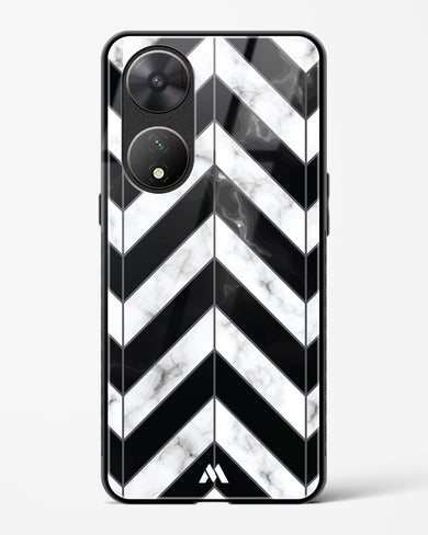 Warrior Stripe Marble Glass Case Phone Cover-(Vivo)