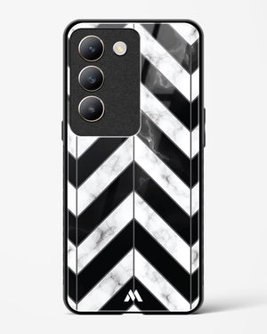 Warrior Stripe Marble Glass Case Phone Cover (Vivo)