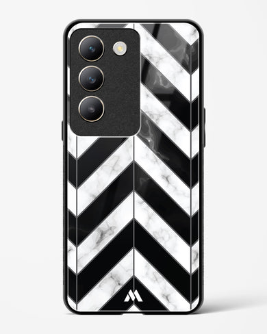 Warrior Stripe Marble Glass Case Phone Cover (Vivo)