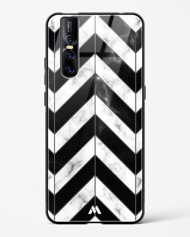 Warrior Stripe Marble Glass Case Phone Cover-(Vivo)