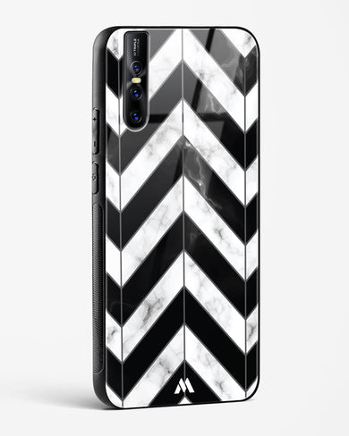 Warrior Stripe Marble Glass Case Phone Cover (Vivo)