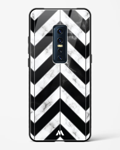 Warrior Stripe Marble Glass Case Phone Cover (Vivo)