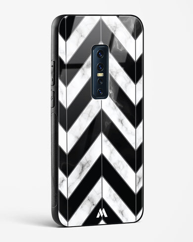 Warrior Stripe Marble Glass Case Phone Cover (Vivo)