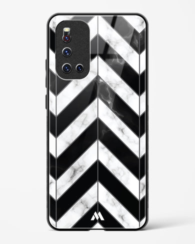 Warrior Stripe Marble Glass Case Phone Cover (Vivo)