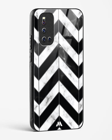Warrior Stripe Marble Glass Case Phone Cover (Vivo)