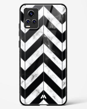 Warrior Stripe Marble Glass Case Phone Cover-(Vivo)