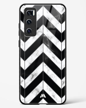 Warrior Stripe Marble Glass Case Phone Cover (Vivo)