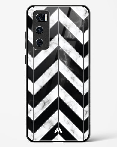 Warrior Stripe Marble Glass Case Phone Cover (Vivo)