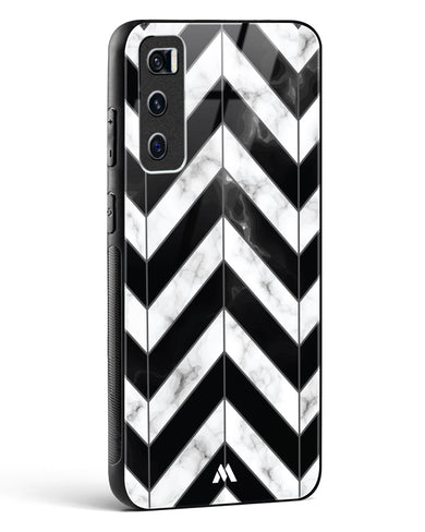 Warrior Stripe Marble Glass Case Phone Cover (Vivo)