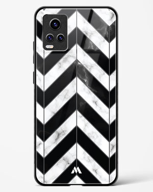 Warrior Stripe Marble Glass Case Phone Cover (Vivo)
