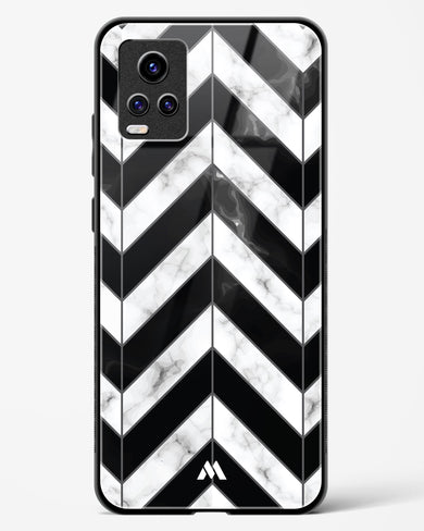 Warrior Stripe Marble Glass Case Phone Cover (Vivo)