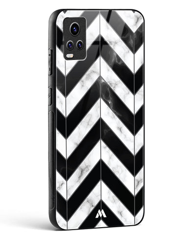 Warrior Stripe Marble Glass Case Phone Cover (Vivo)