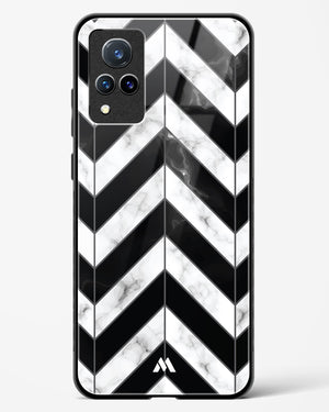 Warrior Stripe Marble Glass Case Phone Cover-(Vivo)