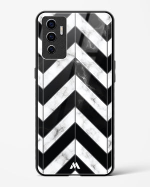 Warrior Stripe Marble Glass Case Phone Cover-(Vivo)