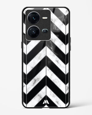 Warrior Stripe Marble Glass Case Phone Cover (Vivo)