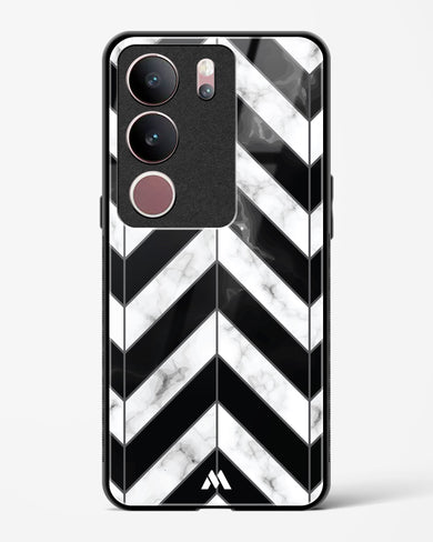 Warrior Stripe Marble Glass Case Phone Cover (Vivo)