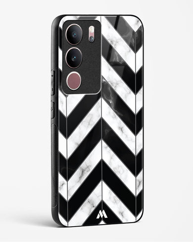Warrior Stripe Marble Glass Case Phone Cover (Vivo)