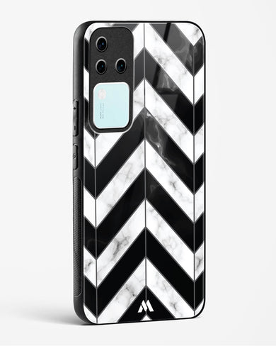 Warrior Stripe Marble Glass Case Phone Cover (Vivo)