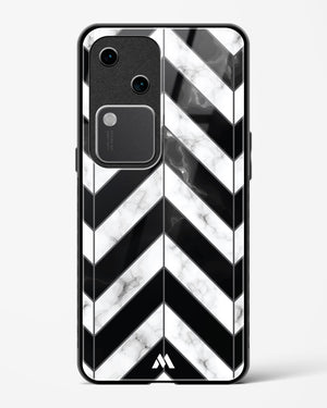 Warrior Stripe Marble Glass Case Phone Cover (Vivo)