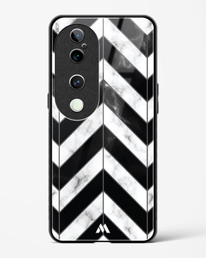 Warrior Stripe Marble Glass Case Phone Cover (Vivo)