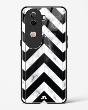 Warrior Stripe Marble Glass Case Phone Cover (Vivo)