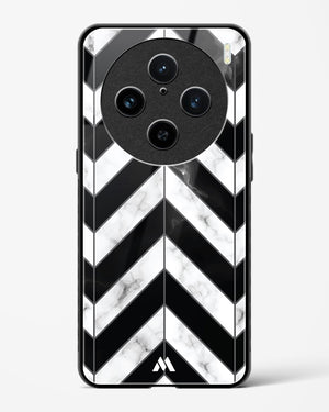 Warrior Stripe Marble Glass Case Phone Cover (Vivo)
