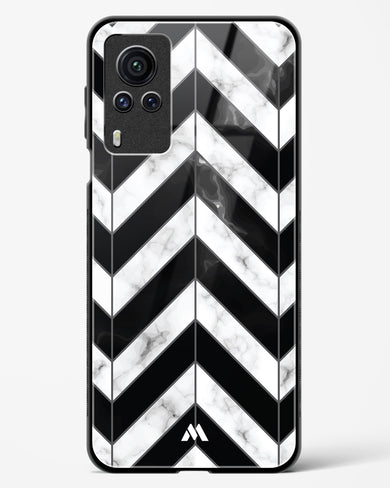 Warrior Stripe Marble Glass Case Phone Cover-(Vivo)