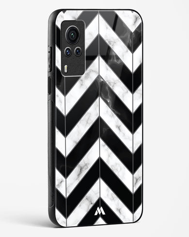 Warrior Stripe Marble Glass Case Phone Cover-(Vivo)