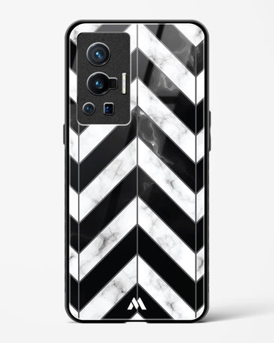 Warrior Stripe Marble Glass Case Phone Cover (Vivo)
