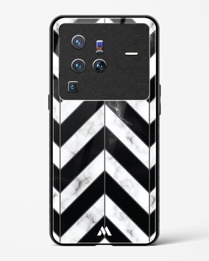 Warrior Stripe Marble Glass Case Phone Cover (Vivo)