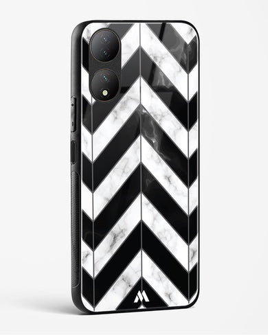 Warrior Stripe Marble Glass Case Phone Cover-(Vivo)