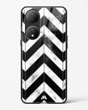 Warrior Stripe Marble Glass Case Phone Cover (Vivo)