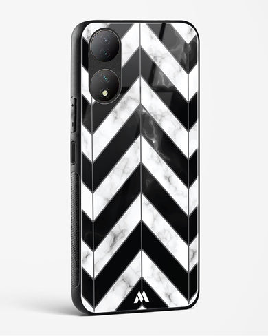 Warrior Stripe Marble Glass Case Phone Cover-(Vivo)