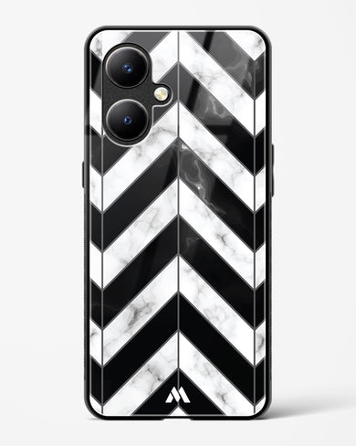 Warrior Stripe Marble Glass Case Phone Cover-(Vivo)