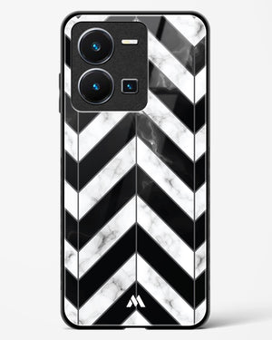 Warrior Stripe Marble Glass Case Phone Cover-(Vivo)